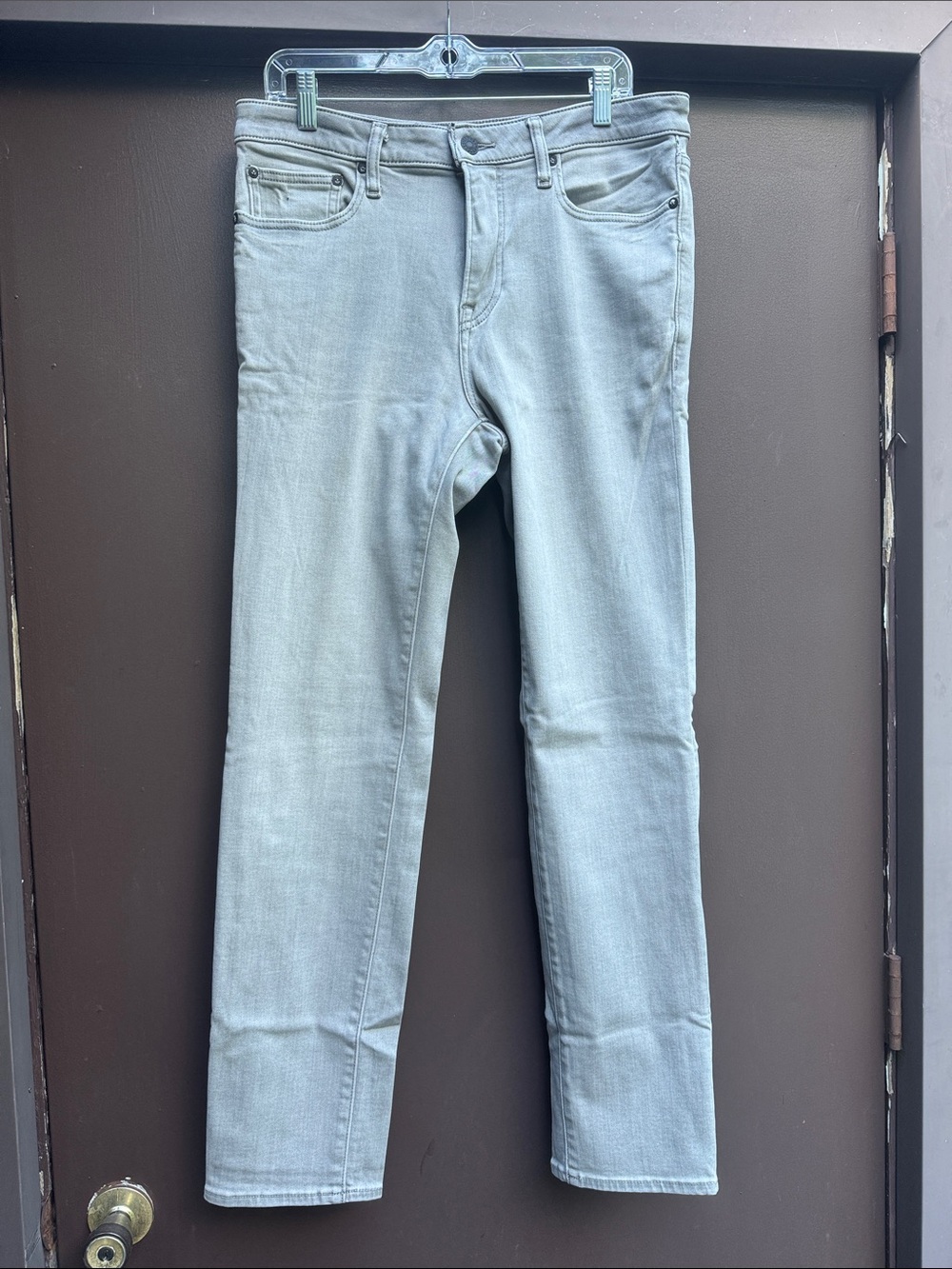 Express Gray Slim Jeans